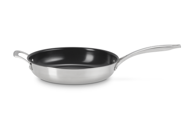 Essential 3-ply Stainless Steel 28cm Frying Pan Non-Stick with Helper Handle